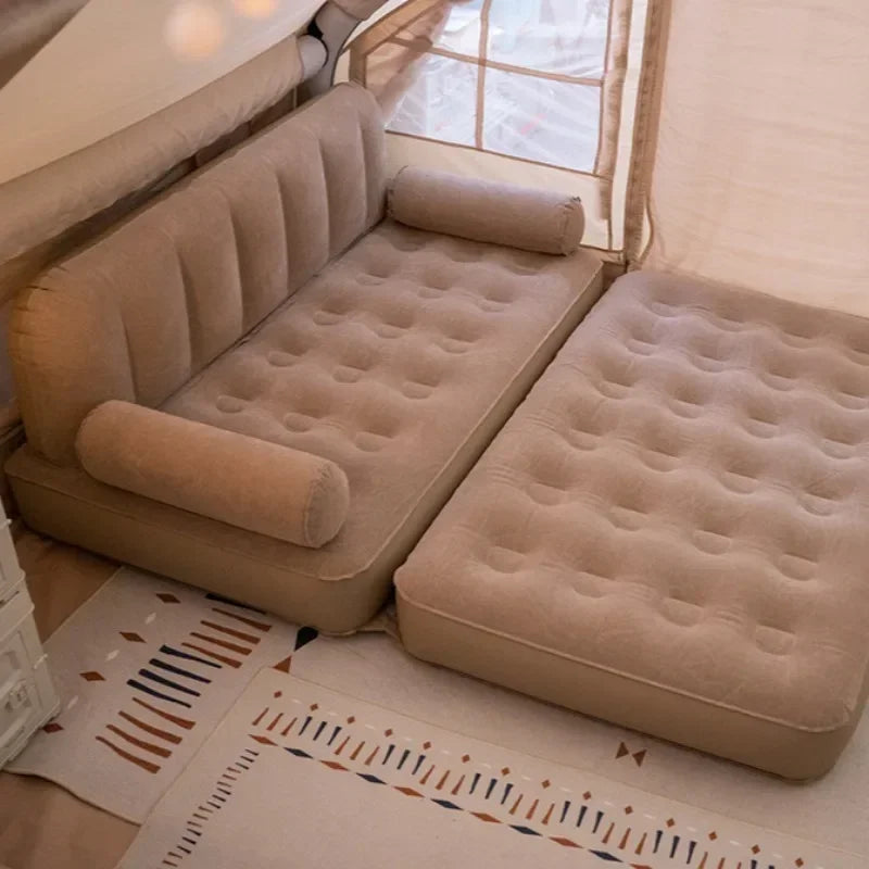 Automatic Inflatable Camping Sofa – Folding Portable Air Couch