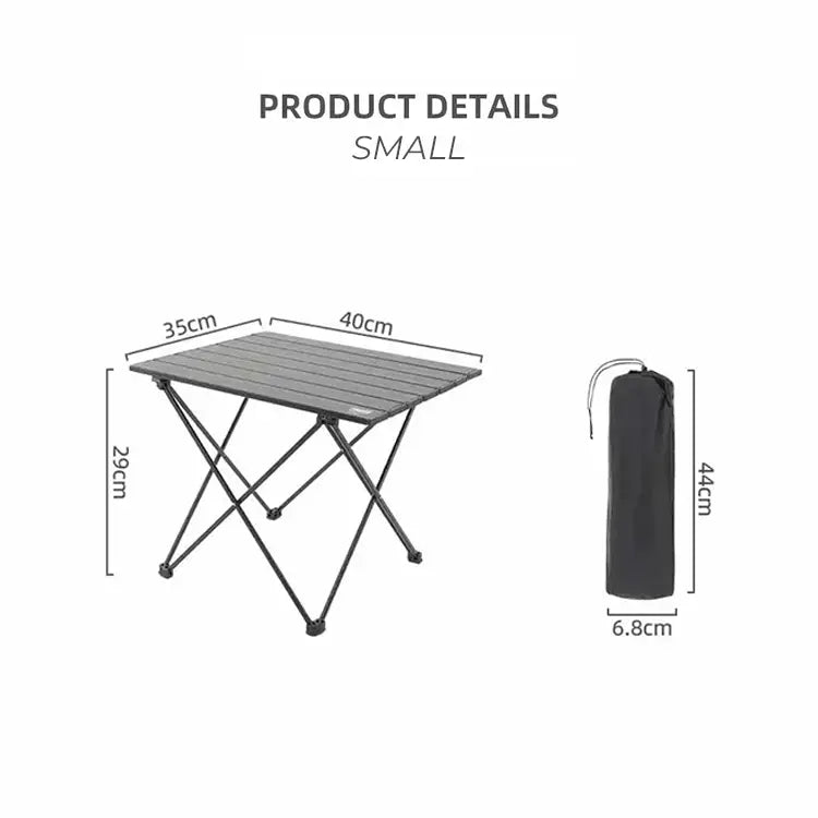 Tarka Portable Camping Table – Ultralight Foldable Aluminium Table
