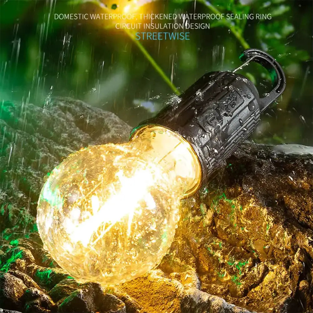 LED Camping Light – Type-C Rechargeable Waterproof Lamp (400 mAh 100 lm) - LED Camping Light – Type-C Rechargeable