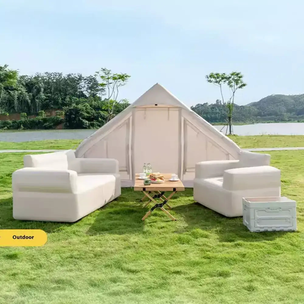 LohasCamping Inflatable Air Sofa – Portable Waterproof Lazy Chair for Outdoor & Home - LohasCamping Inflatable Air Sofa