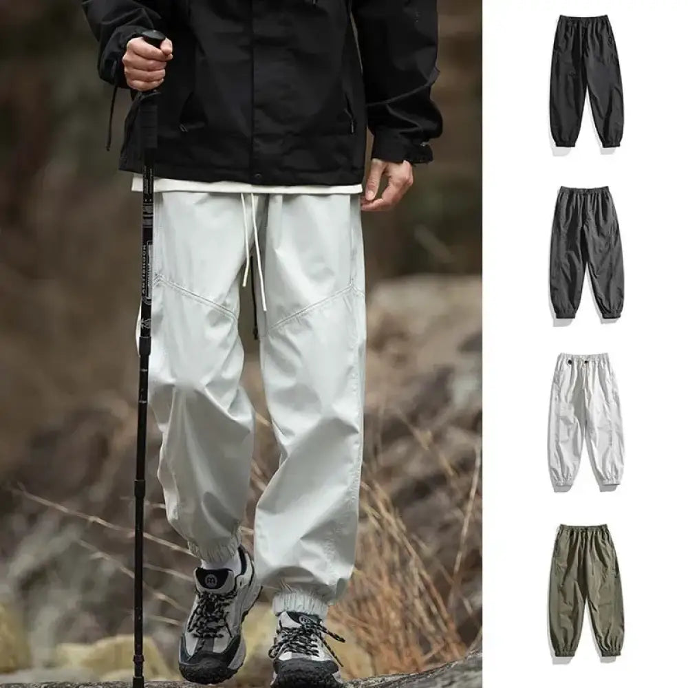 Men’s Waterproof Hiking Trousers – Windproof Outdoor Trousers with Breathable Design - Men’s Waterproof Hiking Pants –
