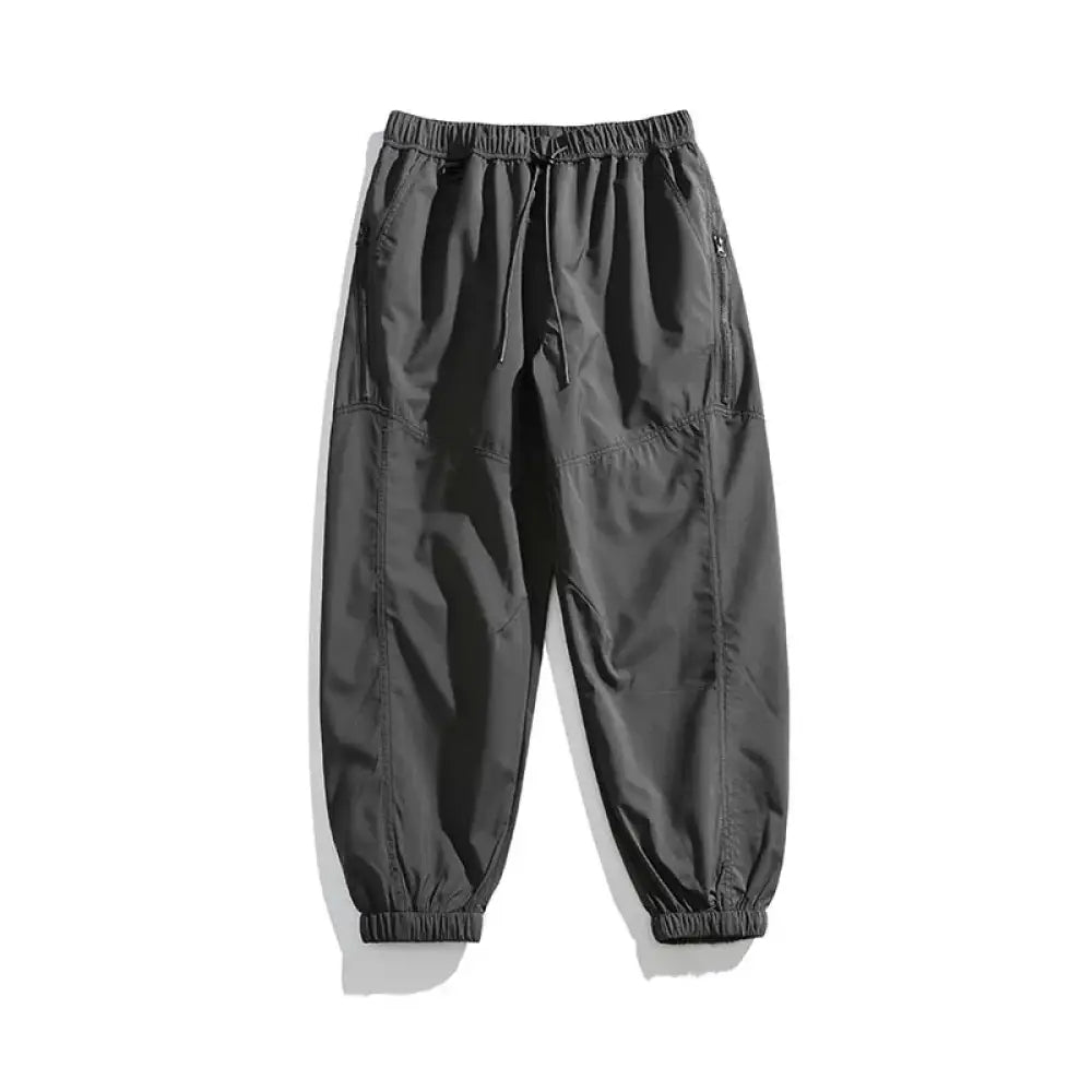 Men’s Waterproof Hiking Trousers – Windproof Outdoor Trousers with Breathable Design - Grey / S - Men’s Waterproof