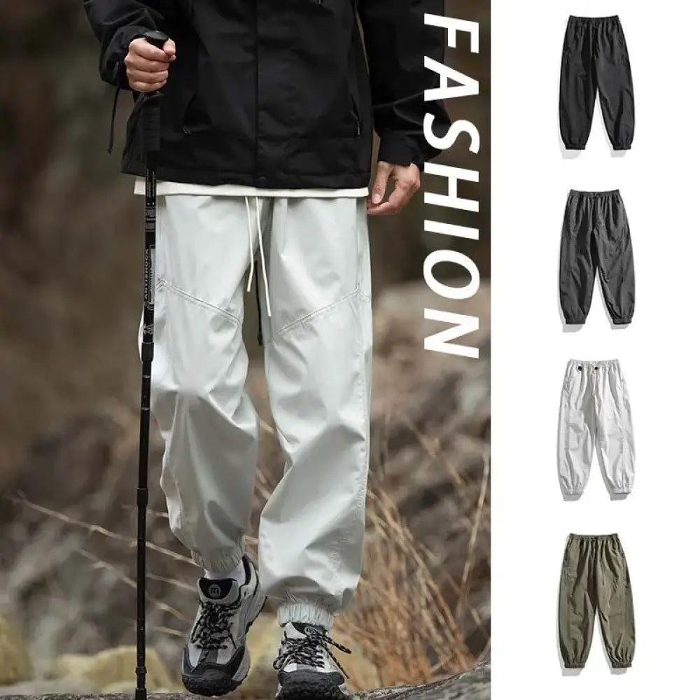 Men’s Waterproof Hiking Trousers – Windproof Outdoor Trousers with Breathable Design - Men’s Waterproof Hiking Pants –