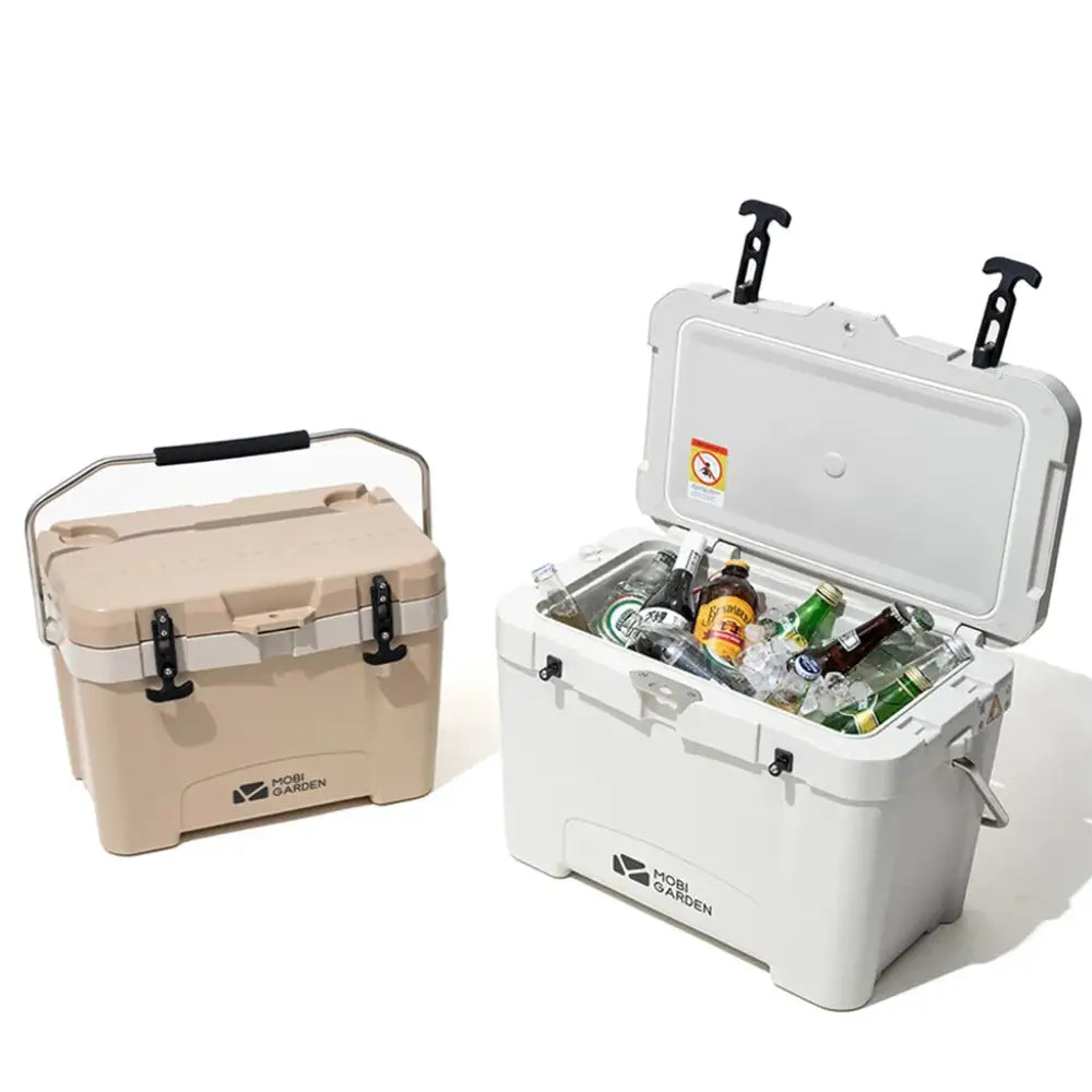 Mobi Garden 25 L Camping Ice Box – Portable Cooler for Food & Drinks - Mobi Garden 25 L Camping Ice Box – Portable