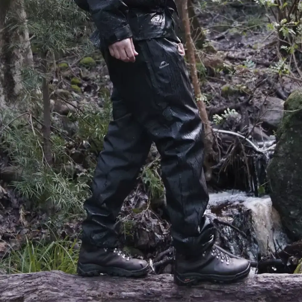Naturehike Rainproof Hiking Trousers – Waterproof Breathable & Windproof - Black / M - Naturehike Rainproof Hiking