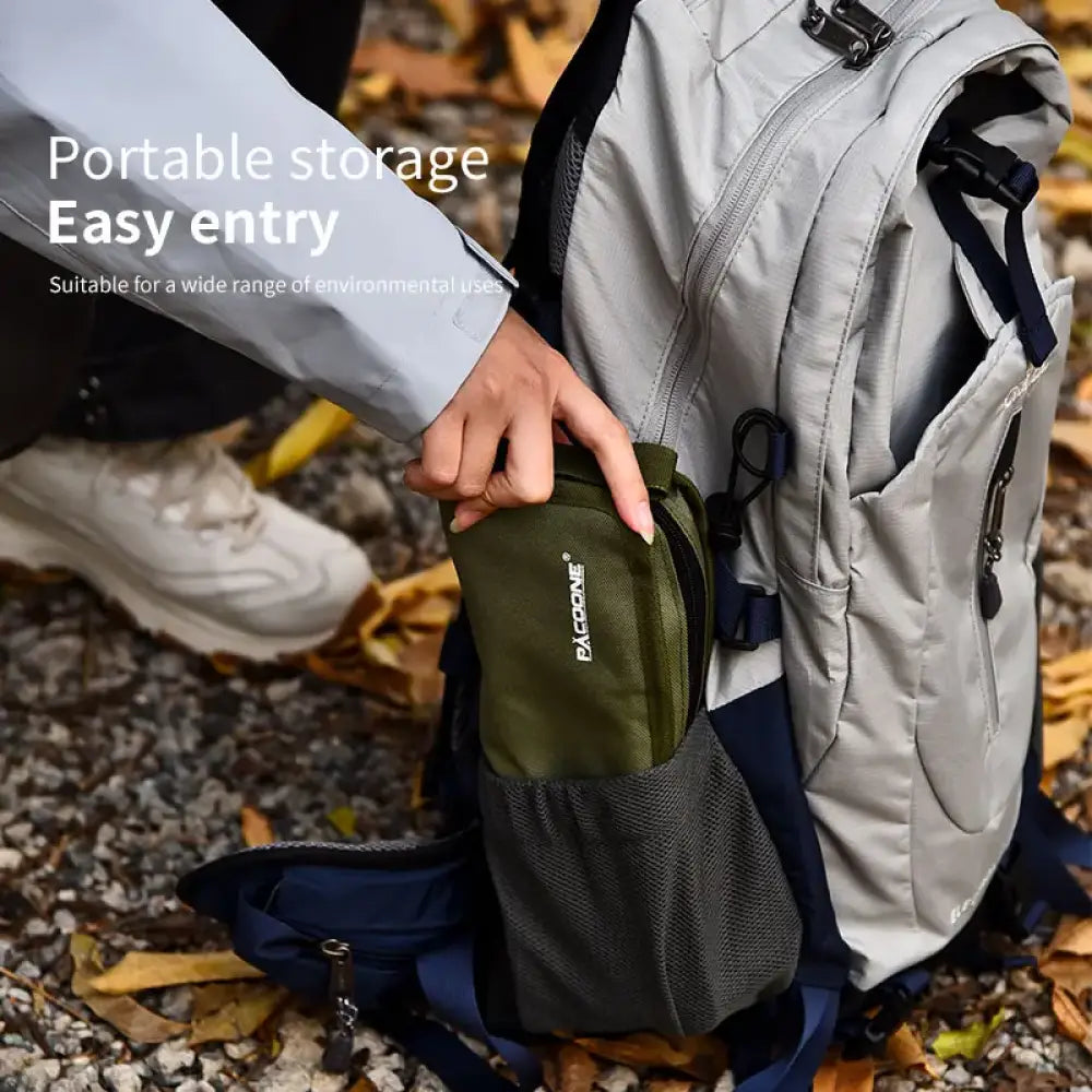 Pacoone Golden Folding Chair – Aluminium Alloy Camping Seat with Carry Bag - Pacoone Golden Folding Chair – Aluminium