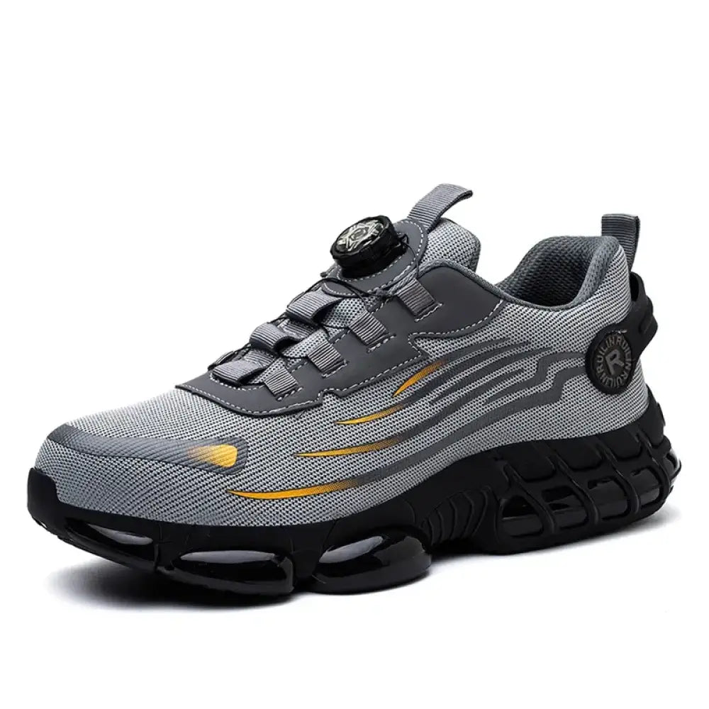 Steel Toe Safety Work Shoes – Anti-Puncture Non-Slip & Lightweight - Grey / 41 - Steel Toe Safety Work Shoes –