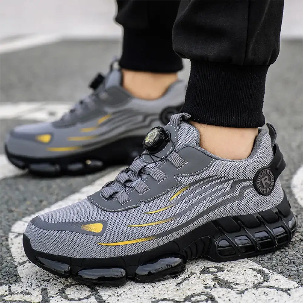 Steel Toe Safety Work Shoes – Anti-Puncture Non-Slip & Lightweight - Steel Toe Safety Work Shoes – Anti-Puncture