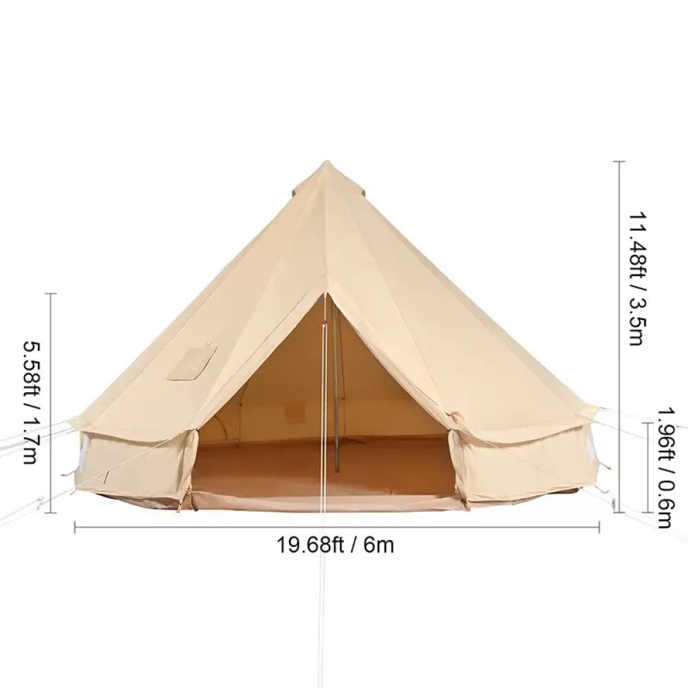 Succebuy Canvas Bell Tent – 4-Season Cotton Yurt Tent with Stove Jack - Succebuy Canvas Bell Tent – 4-Season Cotton