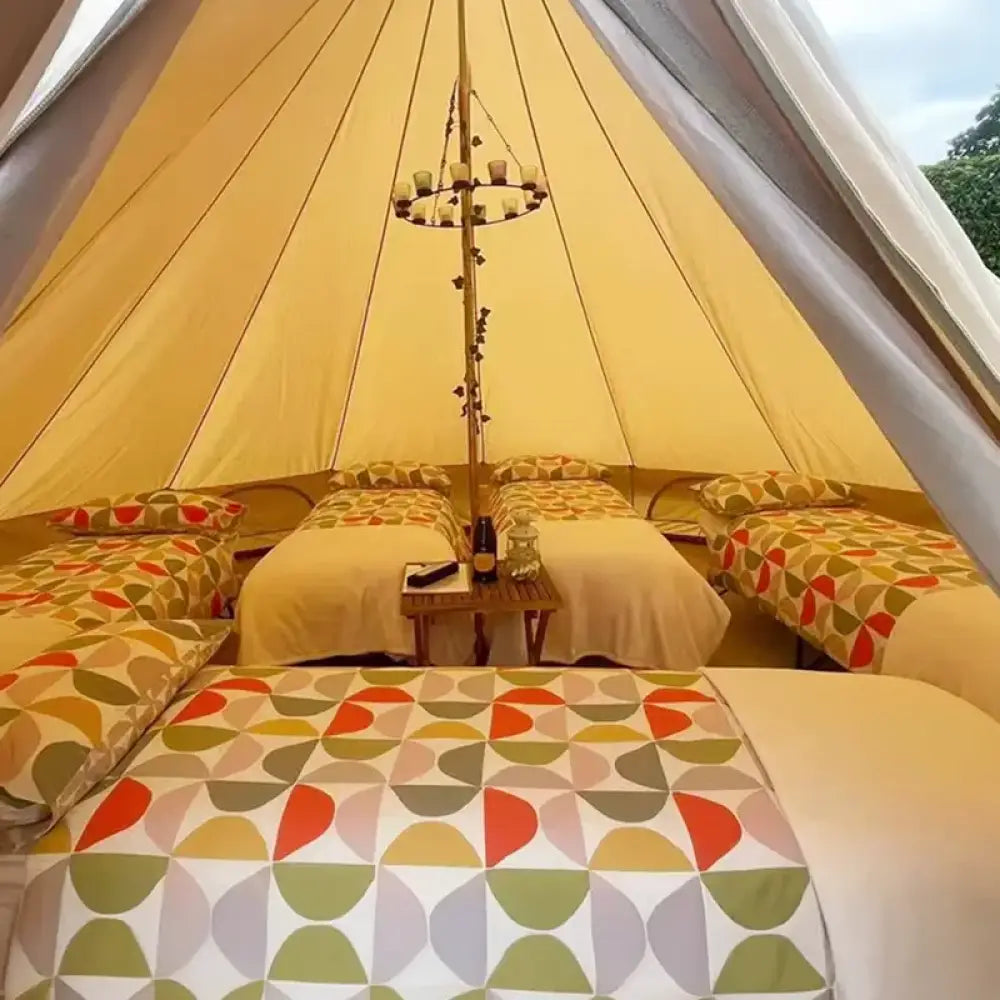 Succebuy Canvas Bell Tent – 4-Season Cotton Yurt Tent with Stove Jack - Succebuy Canvas Bell Tent – 4-Season Cotton