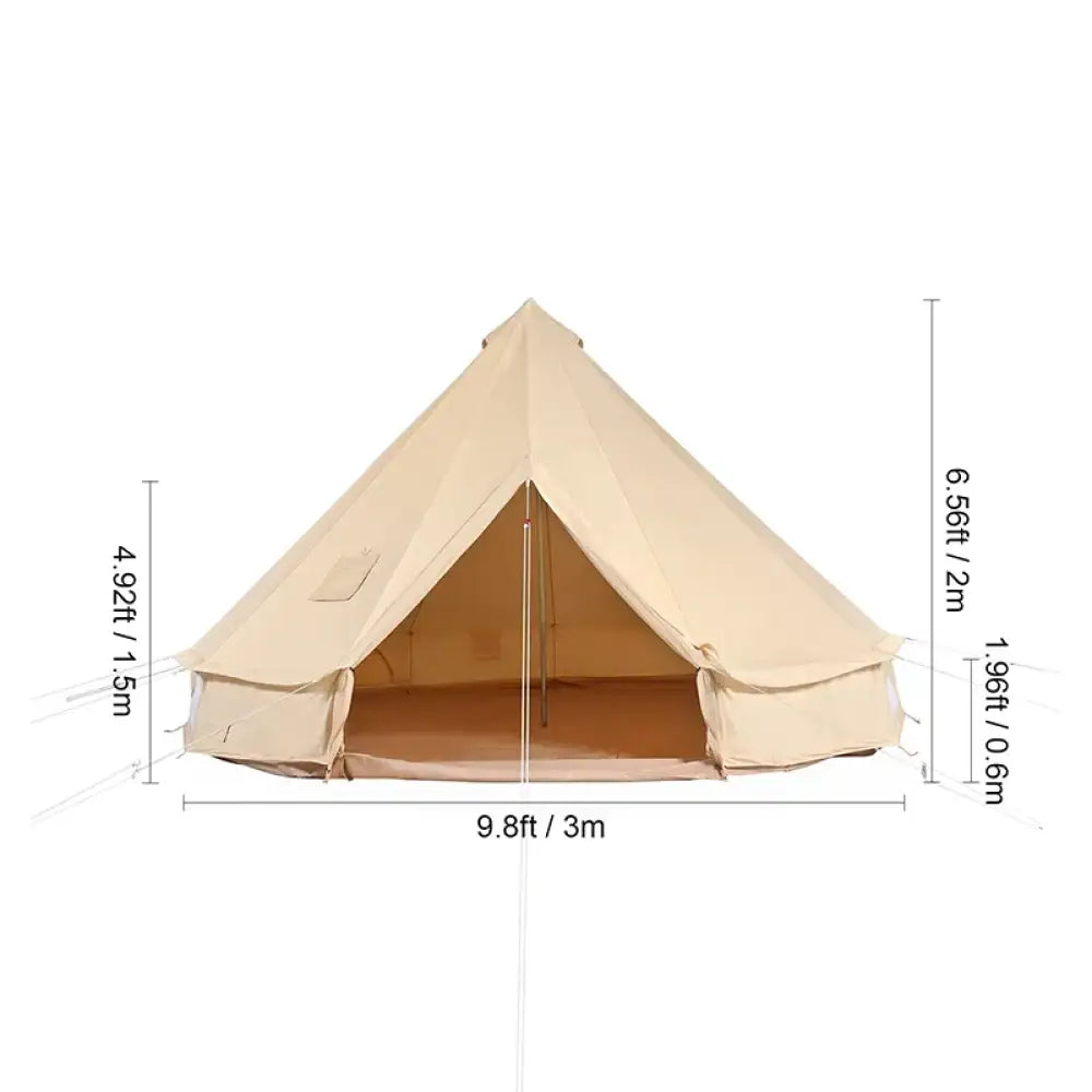 Succebuy Canvas Bell Tent – 4-Season Cotton Yurt Tent with Stove Jack - Succebuy Canvas Bell Tent – 4-Season Cotton