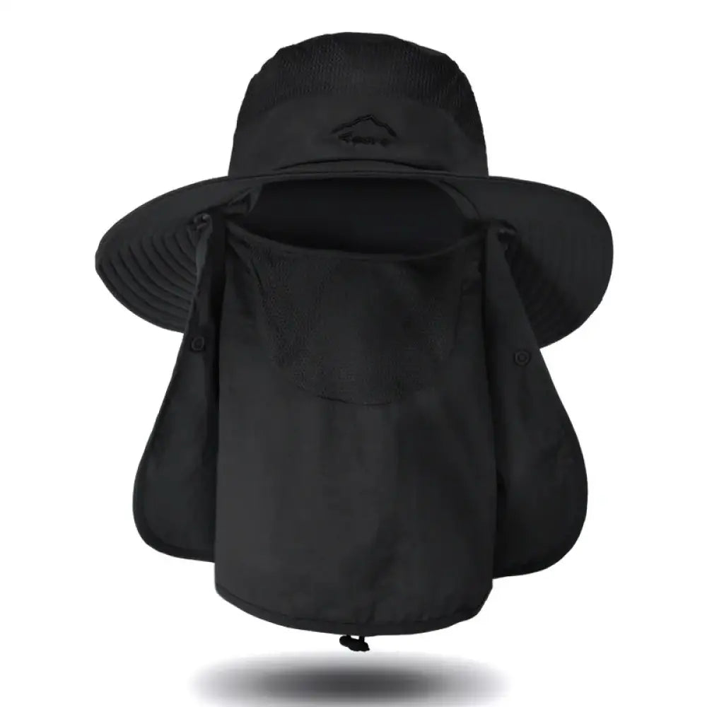 Waterproof Bucket Hat – Sun Protection Boonie Hat for Fishing & Hiking - Black / 56-62 cm - Waterproof Bucket Hat – Sun