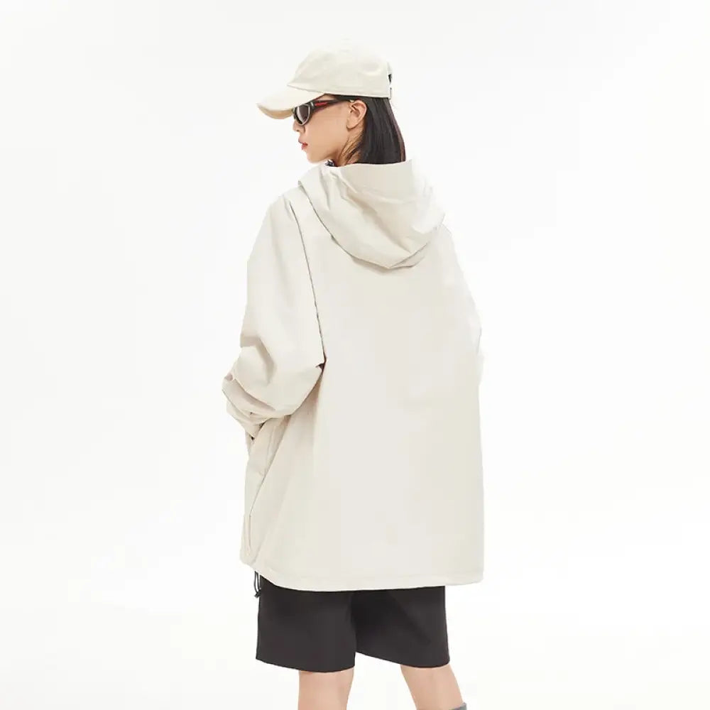 Waterproof Hiking Jacket – Windproof Hooded Outdoor Coat for Men & Women - Waterproof Hiking Jacket – Windproof Hooded