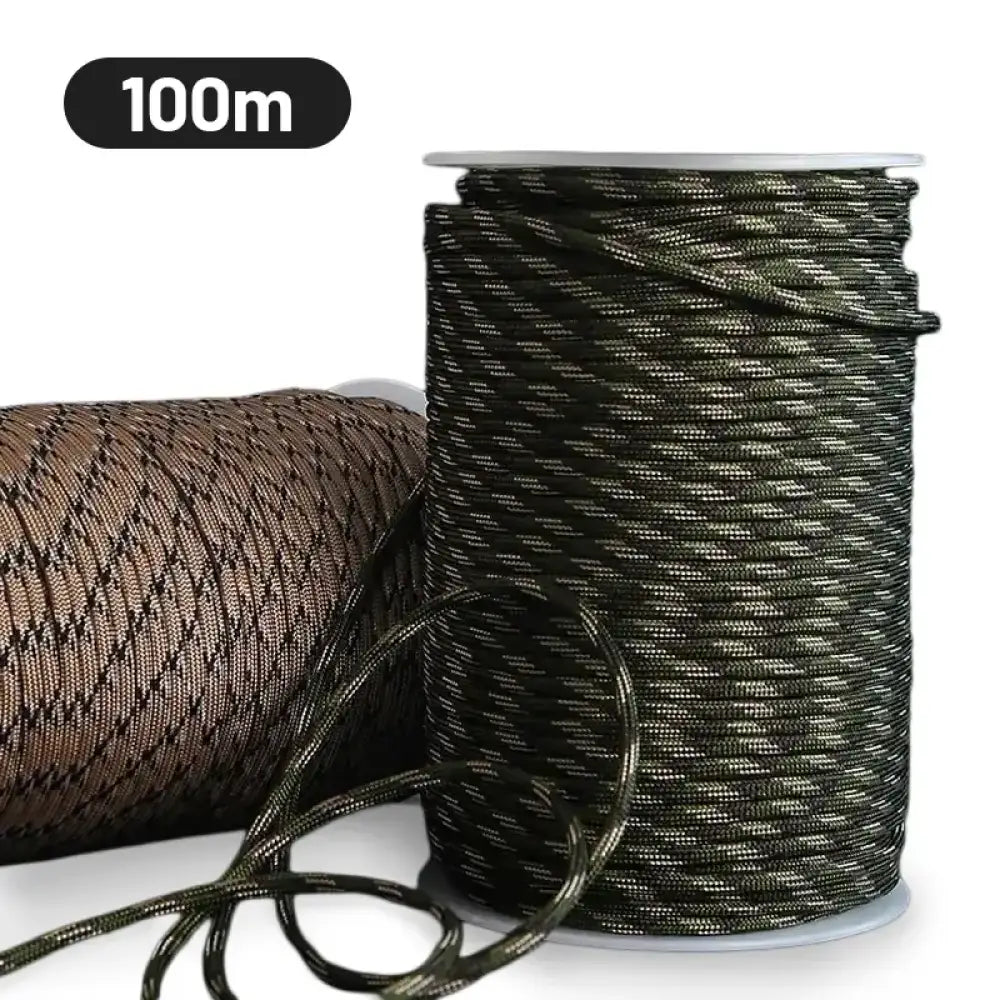 550 Paracord 9-Core Survival Rope – 4mm Military-Grade Cord for Camping - 550 Paracord 9-Core Survival Rope – 4mm
