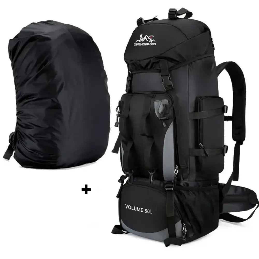 90 L Waterproof Hiking Backpack – Large-Capacity Trekking Bag for Camping & Travel - 90 L Waterproof Hiking Backpack –