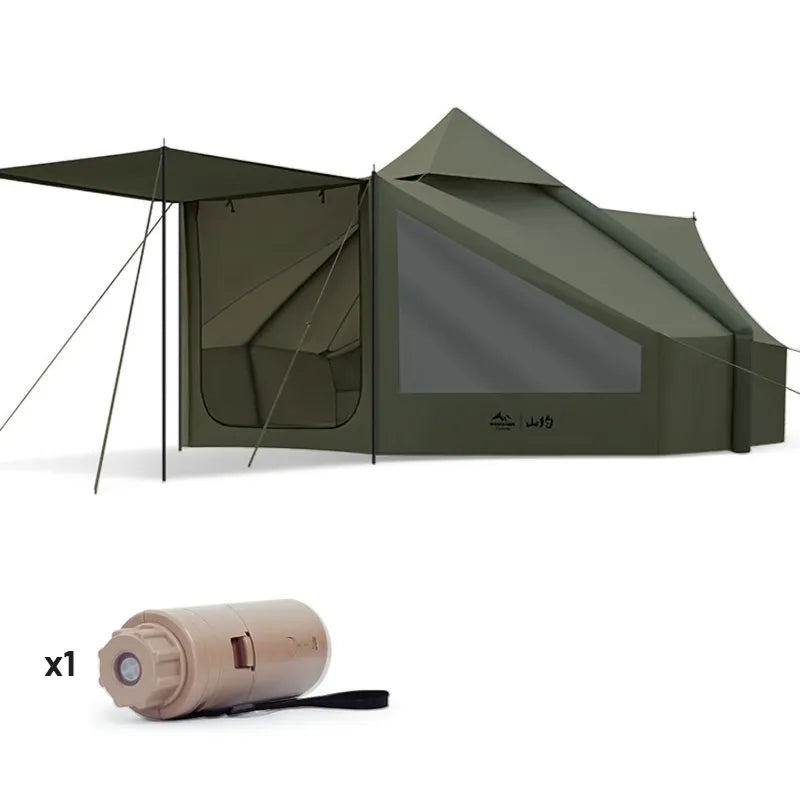 Oxford Cloth Inflatable Tent – Automatic Waterproof & Sunproof Camping Shelter