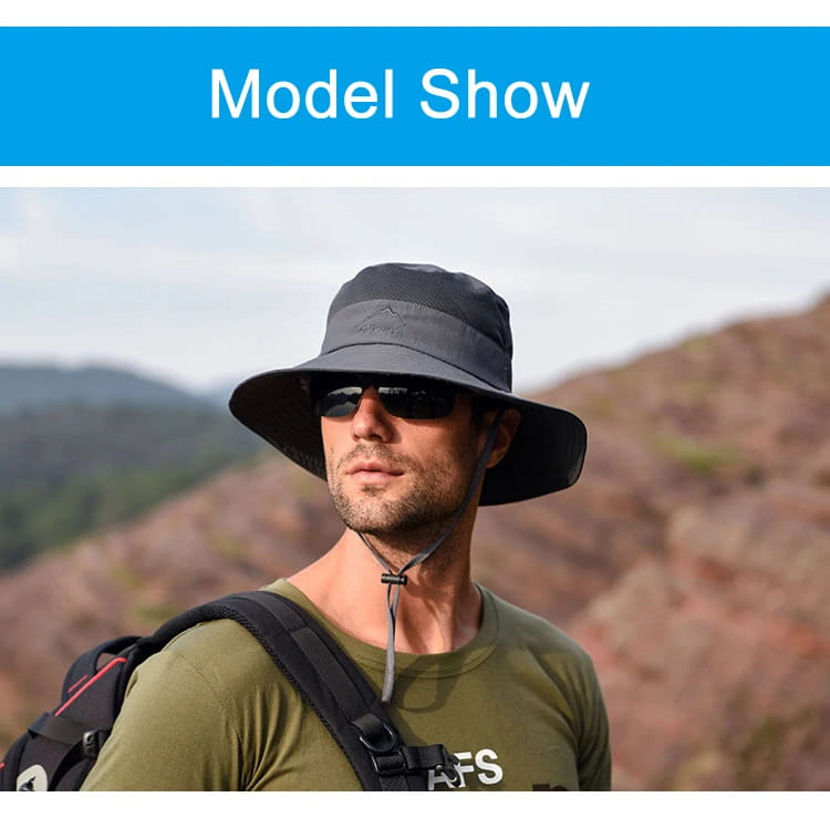 Waterproof Bucket Hat – Sun Protection Boonie Hat for Fishing & Hiking