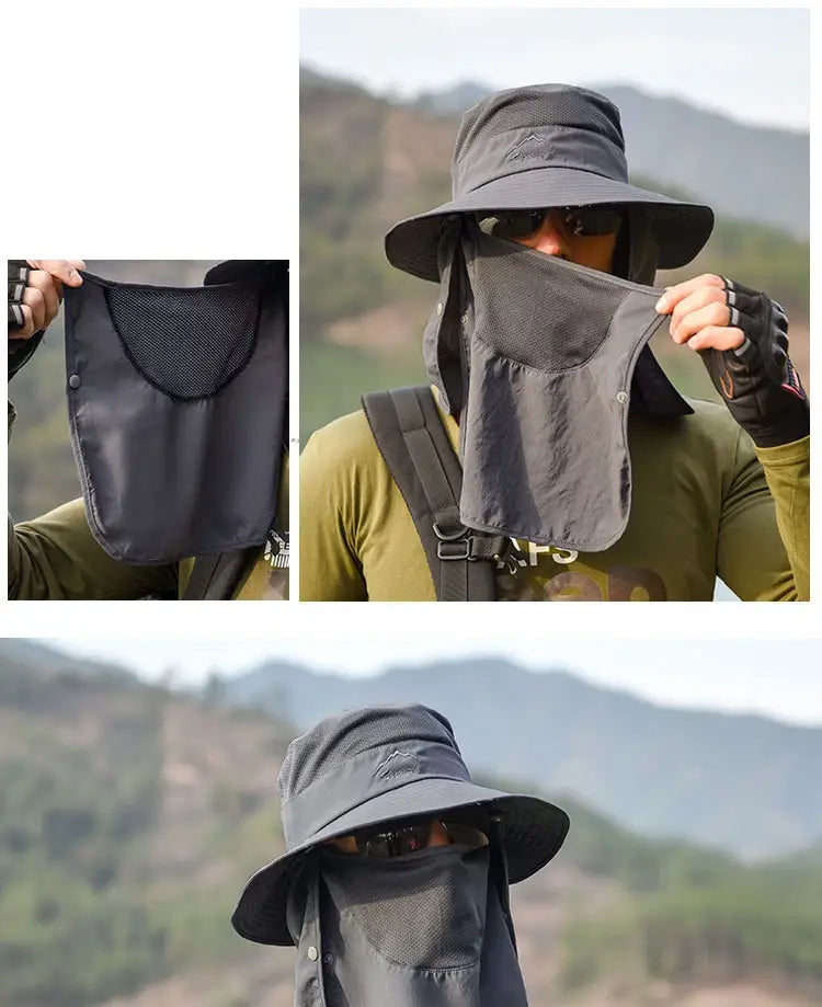 Waterproof Bucket Hat – Sun Protection Boonie Hat for Fishing & Hiking