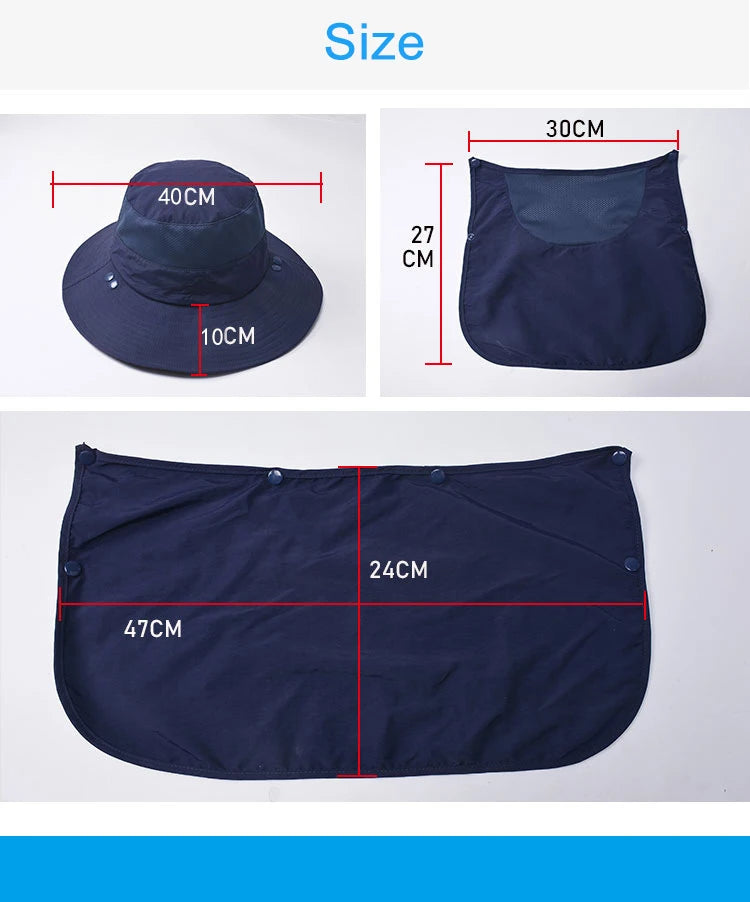 Waterproof Bucket Hat – Sun Protection Boonie Hat for Fishing & Hiking