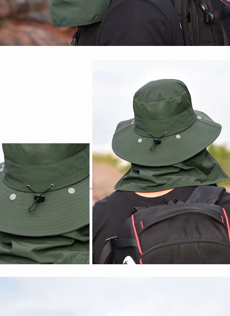 Waterproof Bucket Hat – Sun Protection Boonie Hat for Fishing & Hiking