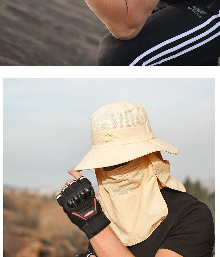 Waterproof Bucket Hat – Sun Protection Boonie Hat for Fishing & Hiking