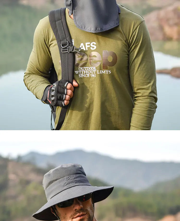 Waterproof Bucket Hat – Sun Protection Boonie Hat for Fishing & Hiking