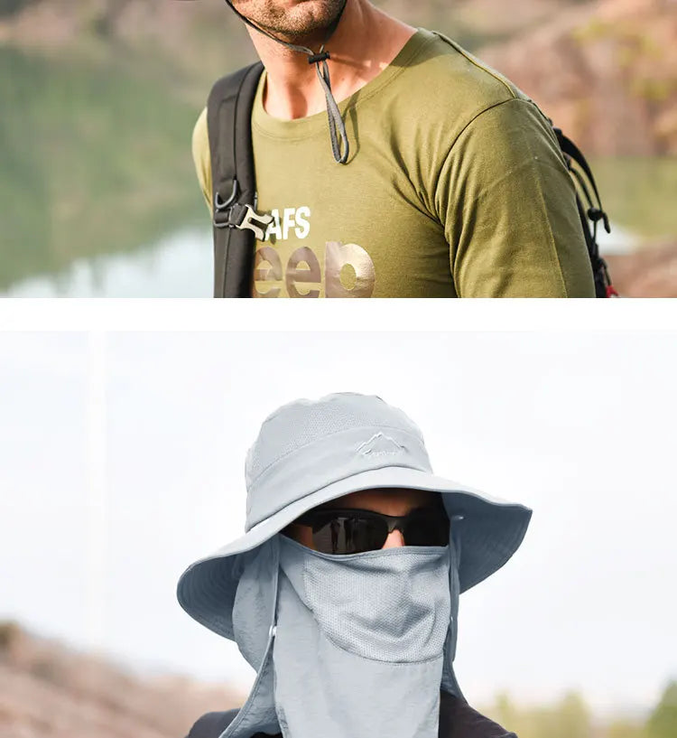 Waterproof Bucket Hat – Sun Protection Boonie Hat for Fishing & Hiking