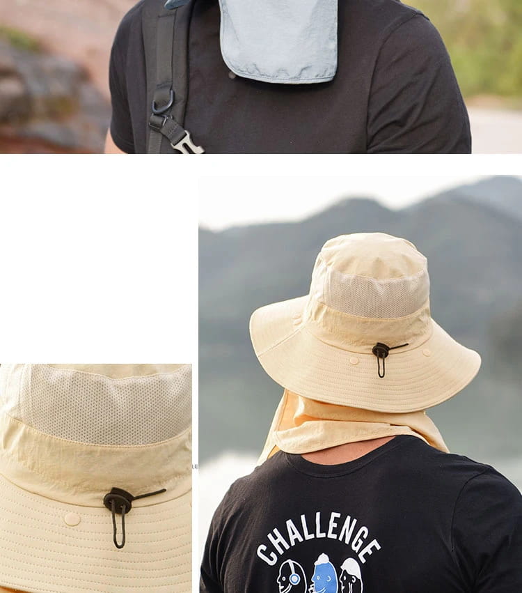 Waterproof Bucket Hat – Sun Protection Boonie Hat for Fishing & Hiking