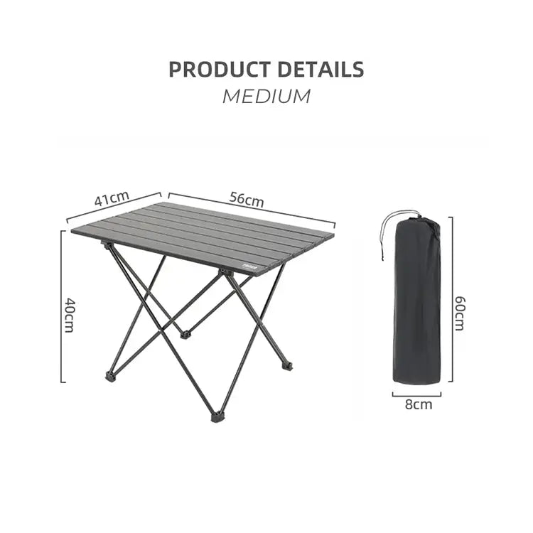 Tarka Portable Camping Table – Ultralight Foldable Aluminium Table