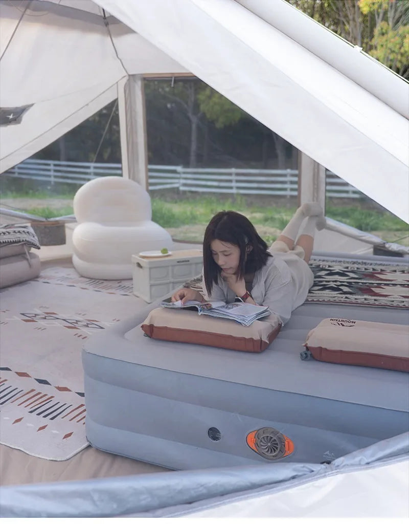 Oxford Cloth Inflatable Tent – Automatic Waterproof & Sunproof Camping Shelter