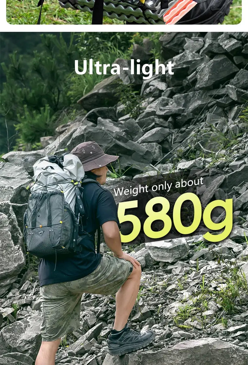 Bisinna Camping Backpack 25-35L – Ultralight Travel Hiking Bag for Men & Women