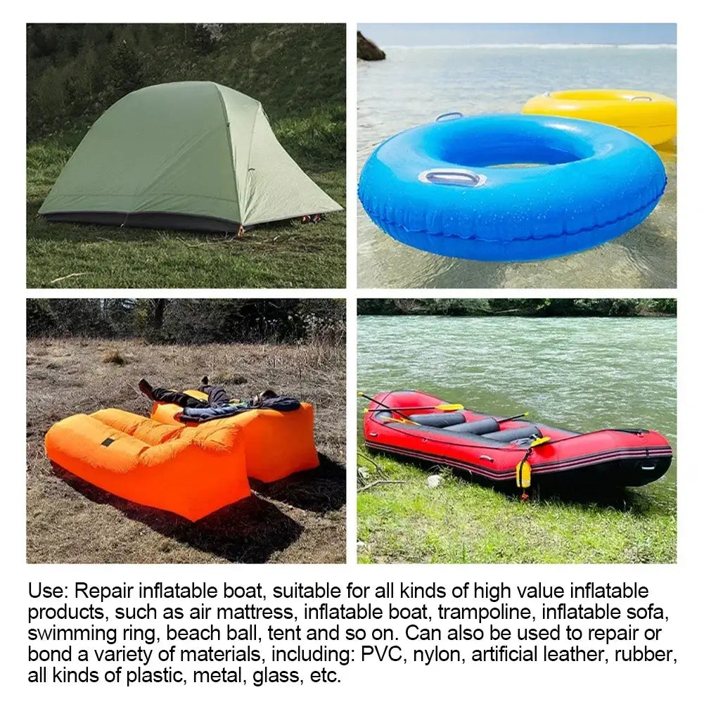 Waterproof TPU Repair Patch Tape – Self-Adhesive Vinyl Film for Tents Boats & Gear