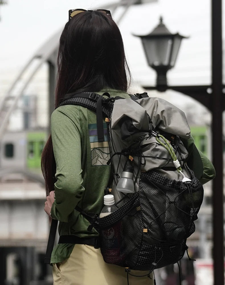 Bisinna Camping Backpack 25-35L – Ultralight Travel Hiking Bag for Men & Women