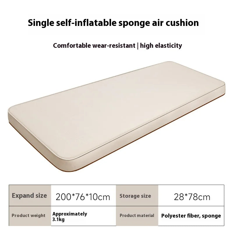 LohasCamping Double Self-Inflating Mattress – 10 cm Compact Folding Sleeping Bed