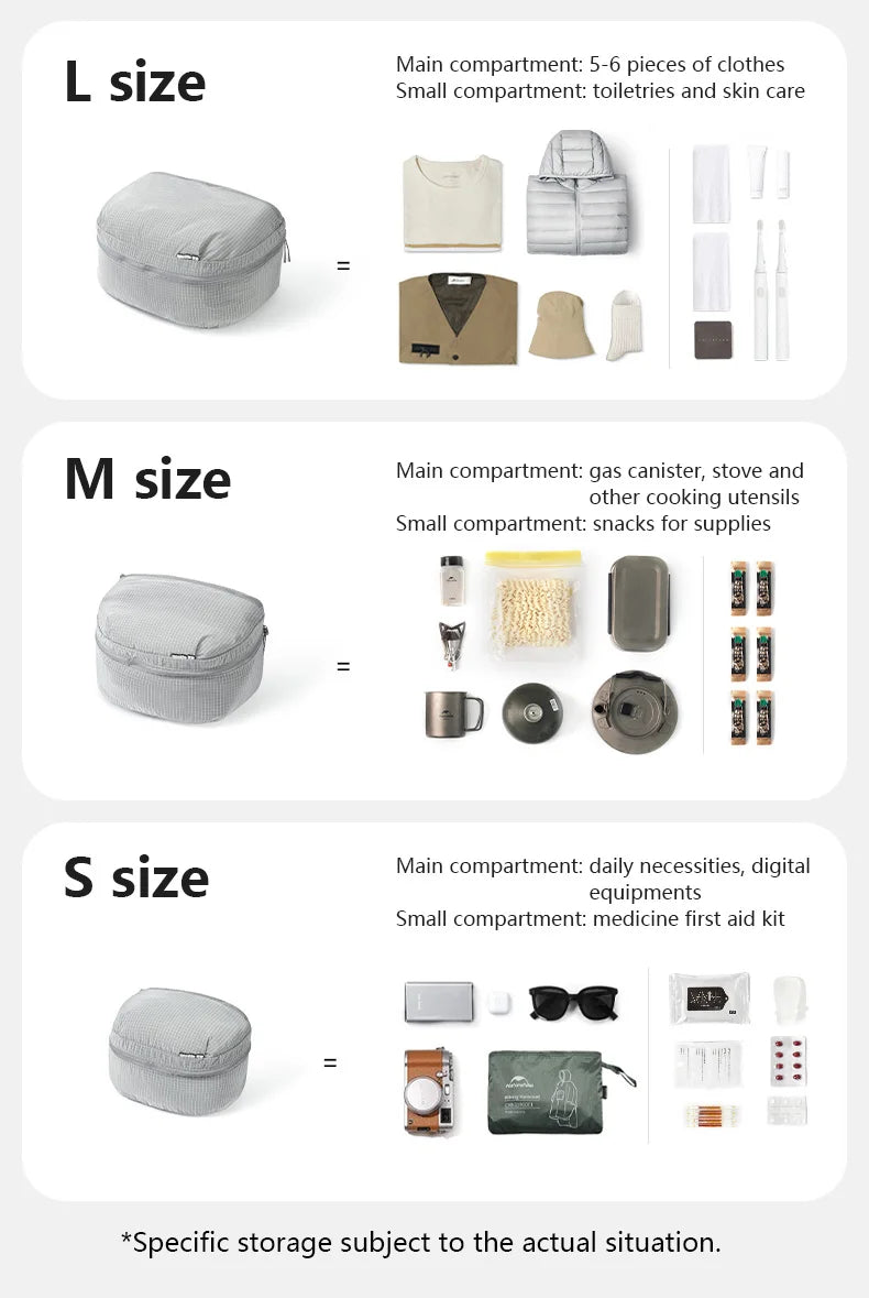 Naturehike Ultralight Camping Organizer Backpack – Splash-Proof & Washable