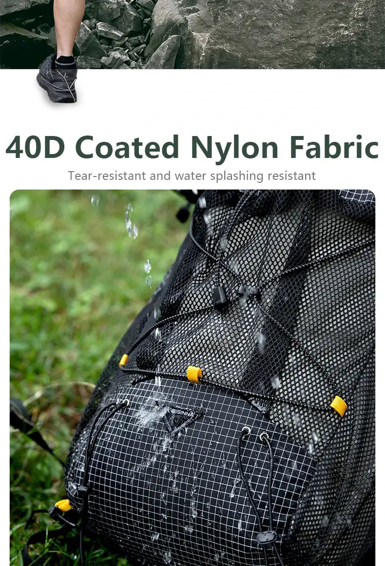 Bisinna Camping Backpack 25-35L – Ultralight Travel Hiking Bag for Men & Women