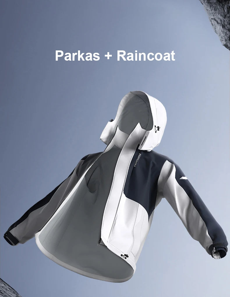 Motorcycle Raincoat Suit – Waterproof Jacket & Trousers for Camping Hiking & Cycling