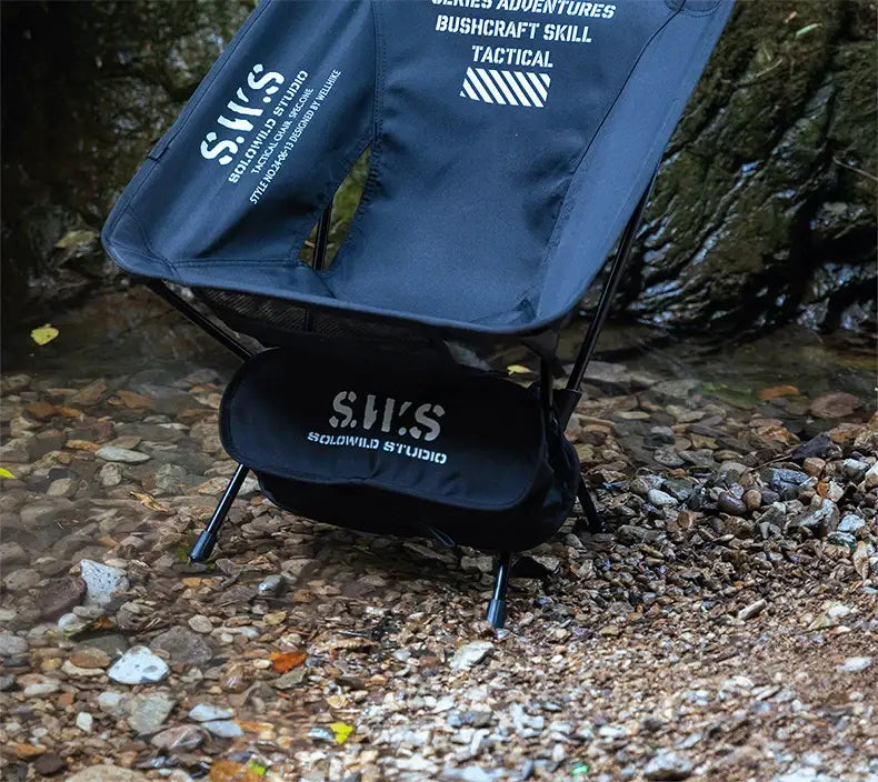 WellHike Folding Moon Chair – Lightweight Square Frame Beach & Picnic Chair