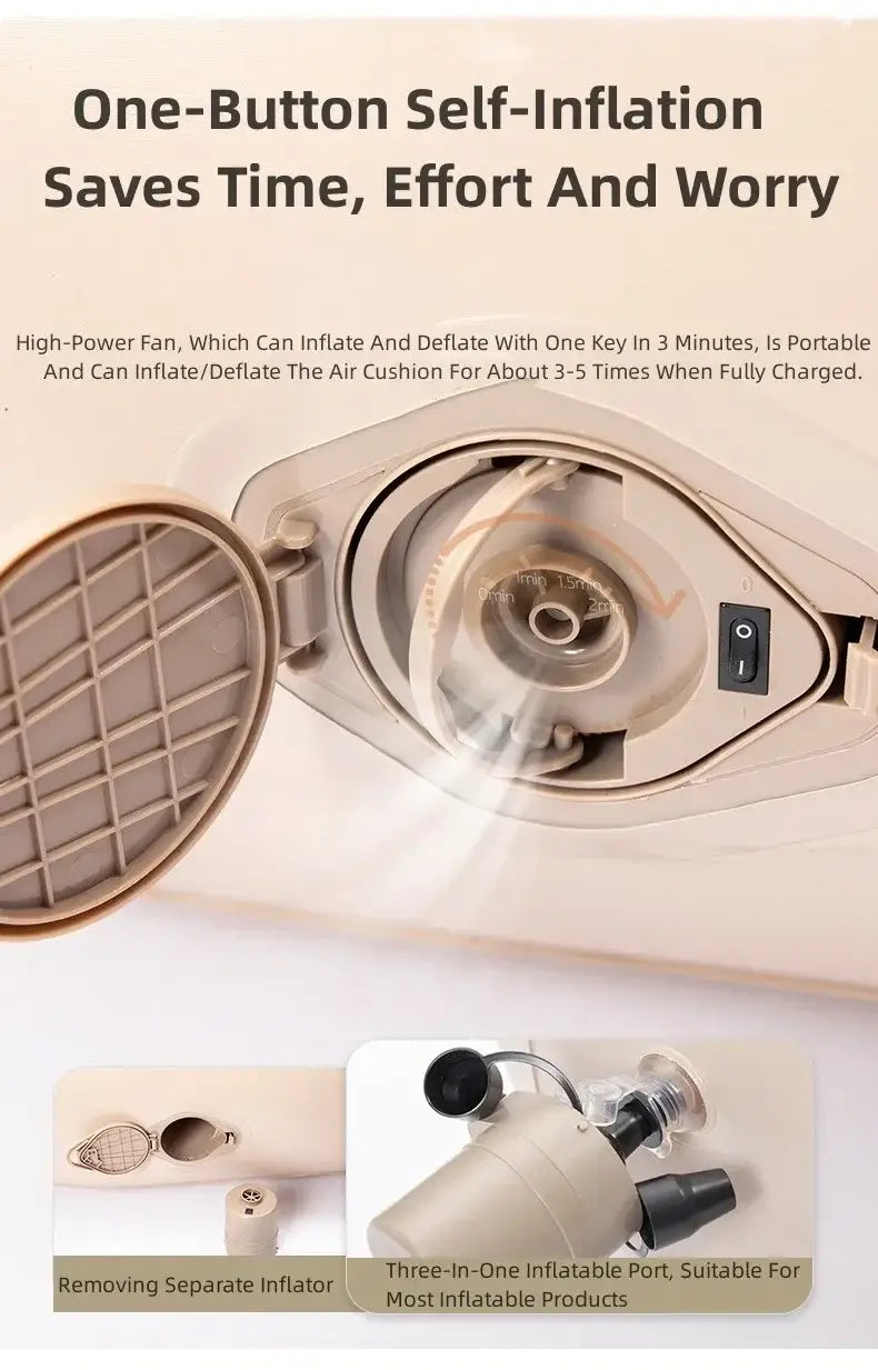 MountainHiker Inflatable Sofa Bed – Portable Lazy Air Mattress for Camping