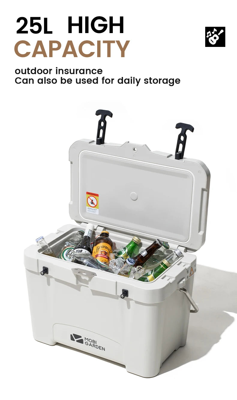 Mobi Garden 25 L Camping Ice Box – Portable Cooler for Food & Drinks