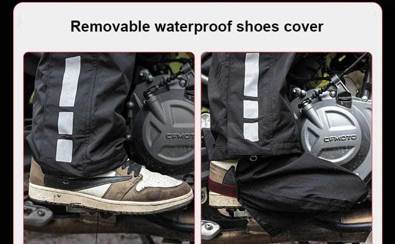 Motorcycle Raincoat Suit – Waterproof Jacket & Trousers for Camping Hiking & Cycling