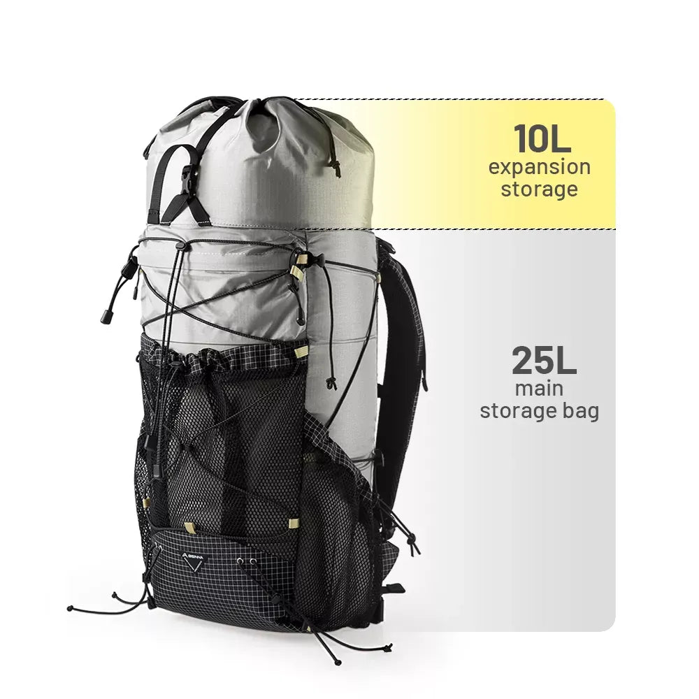 Bisinna Camping Backpack 25-35L – Ultralight Travel Hiking Bag for Men & Women