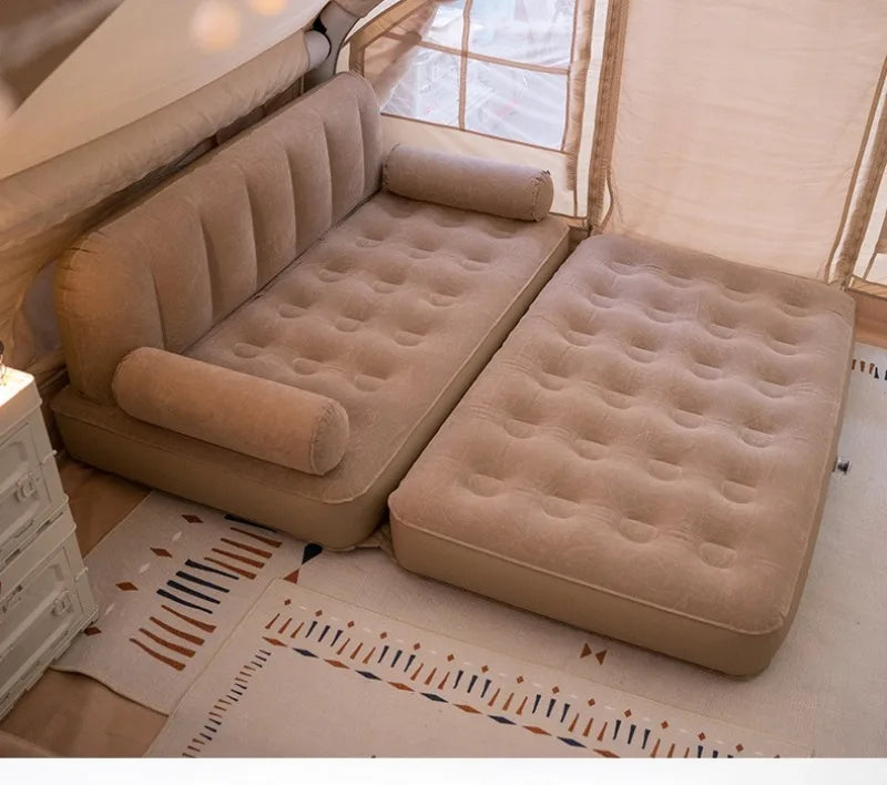 Automatic Inflatable Camping Sofa – Folding Portable Air Couch