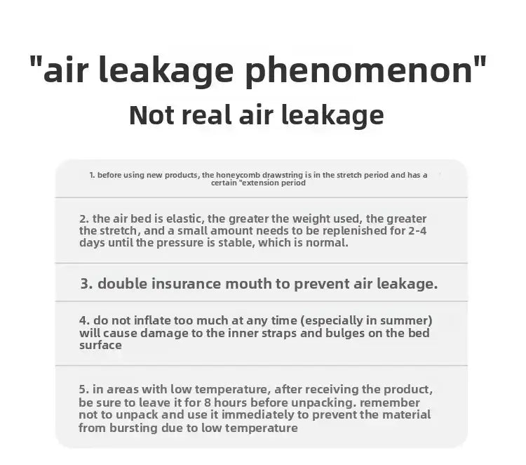 Dotwise Inflatable Camping Mattress – 40cm Thick Bed with Built-In Pump