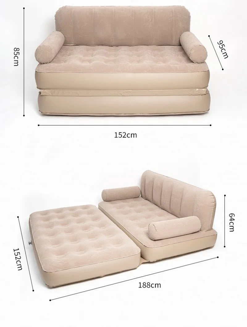 Automatic Inflatable Camping Sofa – Folding Portable Air Couch