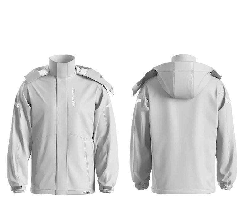 Motorcycle Raincoat Suit – Waterproof Jacket & Trousers for Camping Hiking & Cycling