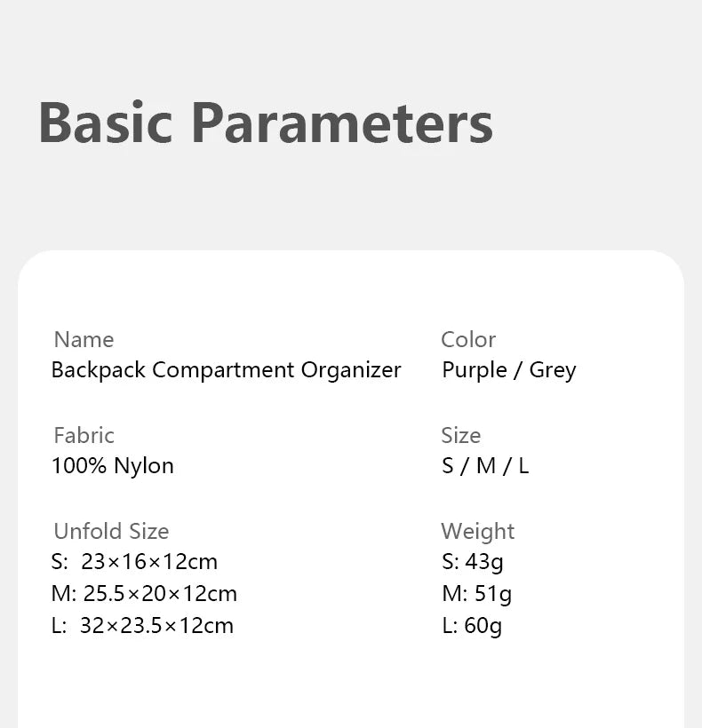 Naturehike Ultralight Camping Organizer Backpack – Splash-Proof & Washable