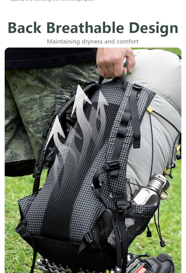 Bisinna Camping Backpack 25-35L – Ultralight Travel Hiking Bag for Men & Women