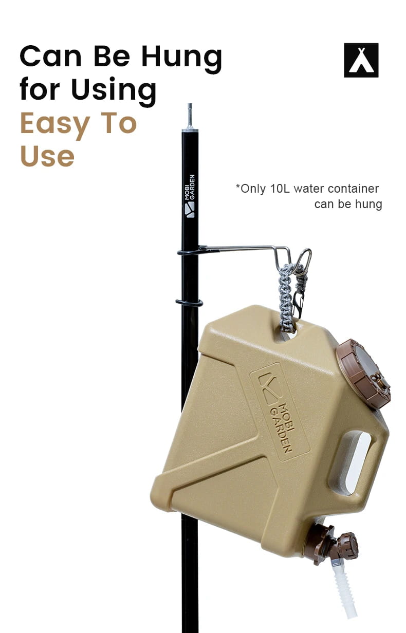 Mobi Garden MU-ZE Water Container – Portable Food-Grade Camping Bucket with Faucet