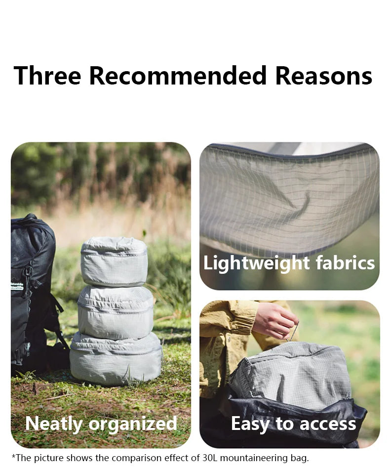 Naturehike Ultralight Camping Organizer Backpack – Splash-Proof & Washable